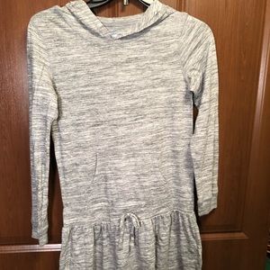 grey speckled dress